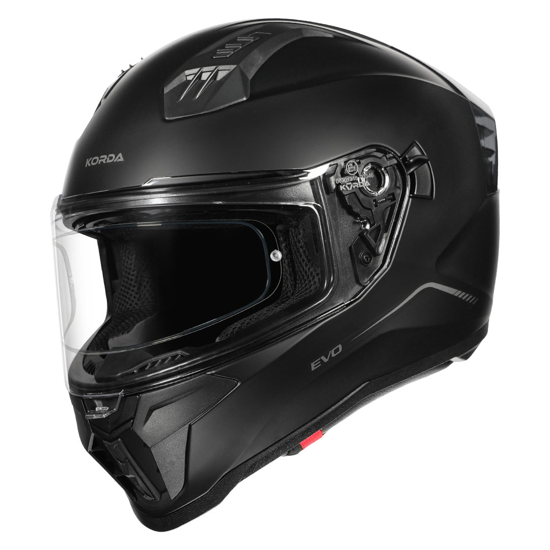 Korda Evo Solid Matt Black Full Face - Helmet
