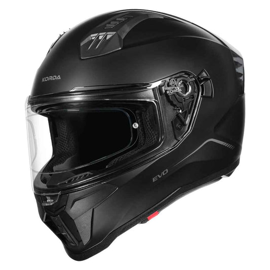 Korda Evo Solid Matt Black Full Face - Helmet