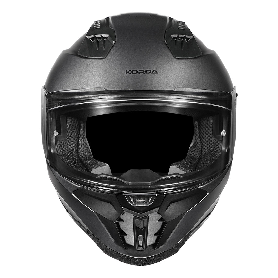 Korda Evo Solid Matt Grey Full Face - Helmet