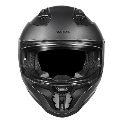 Korda Evo Solid Matt Grey Full Face - Helmet
