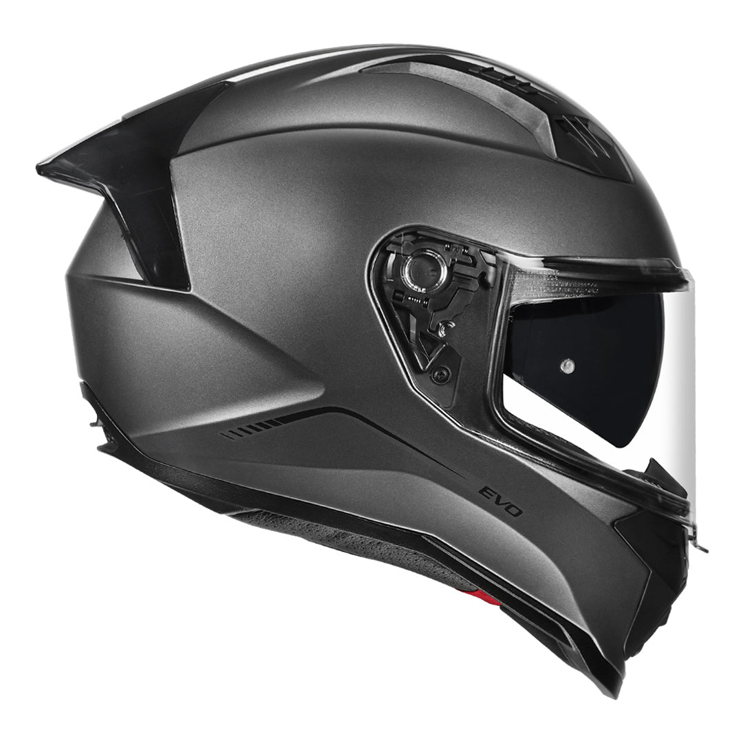 Korda Evo Solid Matt Grey Full Face - Helmet