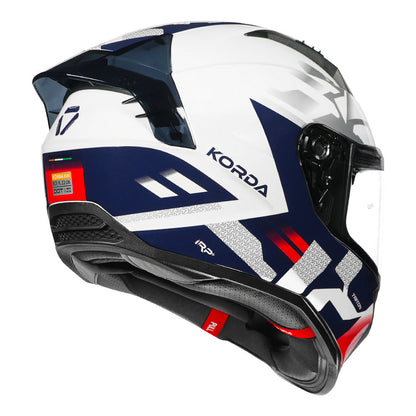 Korda Evo Triton Gloss White Red Full Face - Helmet