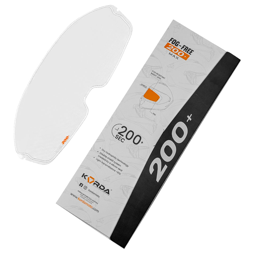 Korda Fog-Free 200+ Max Anti-Fog insert For Korda Icon Helmets