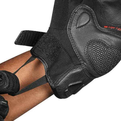 Korda Hybrid Riding Gloves-Black Red