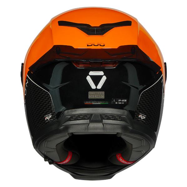 Korda Icon Duo Helmet (Gloss Black & Orange)