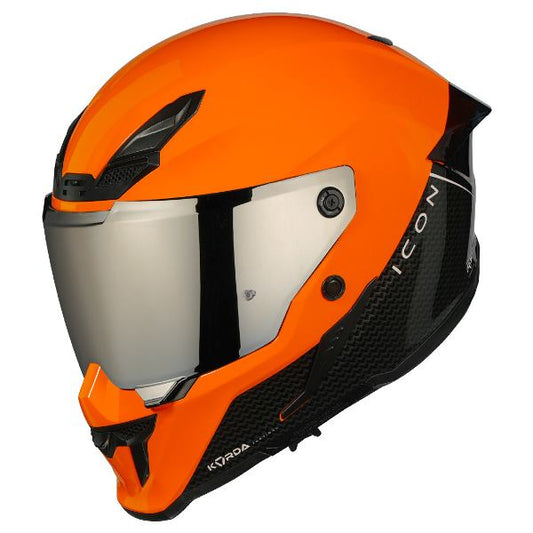 Korda Icon Duo Helmet (Gloss Black & Orange)