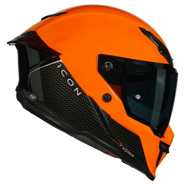 Korda Icon Duo Helmet (Gloss Black & Orange)