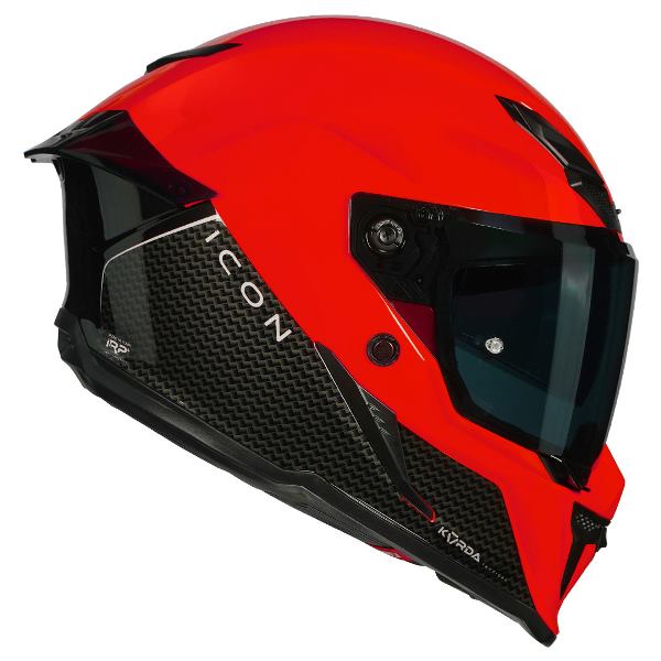 Korda Icon Duo Helmet (Gloss Black & Red)