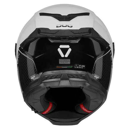 Korda Icon Duo Helmet (Gloss Black & White)