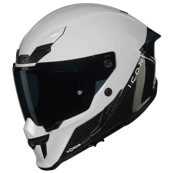 Korda Icon Duo Helmet (Gloss Black & White)