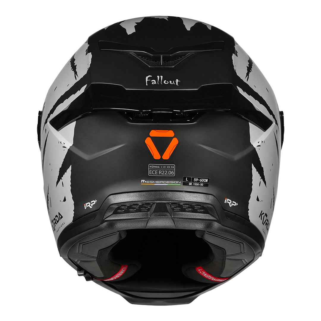 Korda Icon Fallout Helmet (Matt Silver)