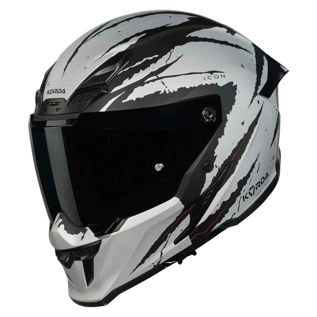Korda Icon Fallout Helmet (Matt Silver)
