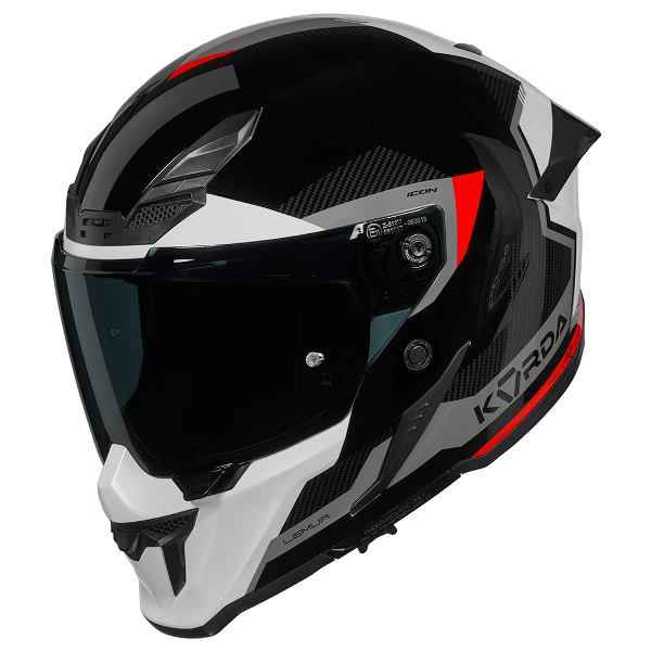 Korda Icon Lemur Helmet (Gloss Red)