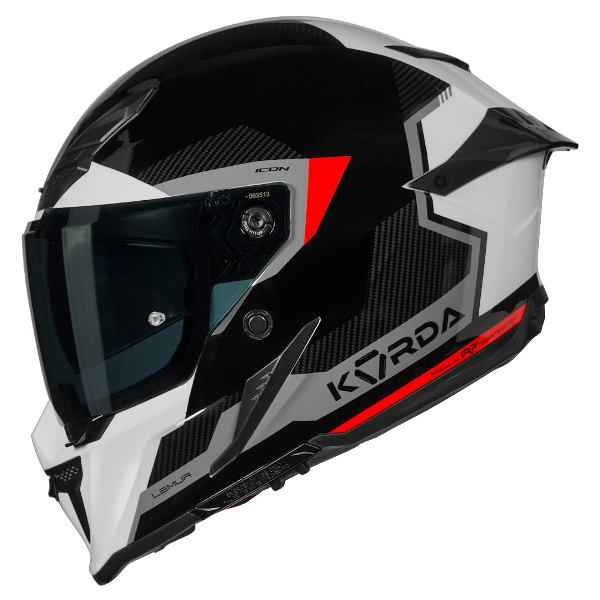 Korda Icon Lemur Helmet (Gloss Red)