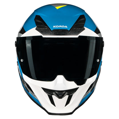 Korda Icon Lemur Helmet (Gloss White & Blue)