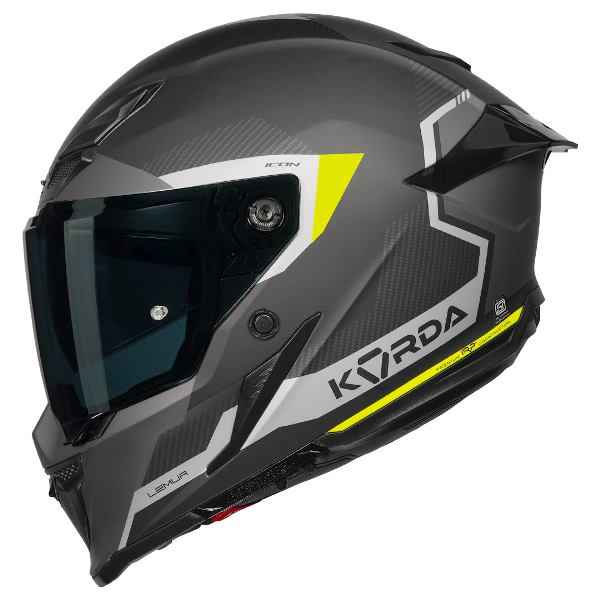Korda Icon Lemur Helmet (Matt Fluorescent Yellow)