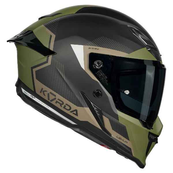 Korda Icon Lemur Helmet (Matt Military Green)