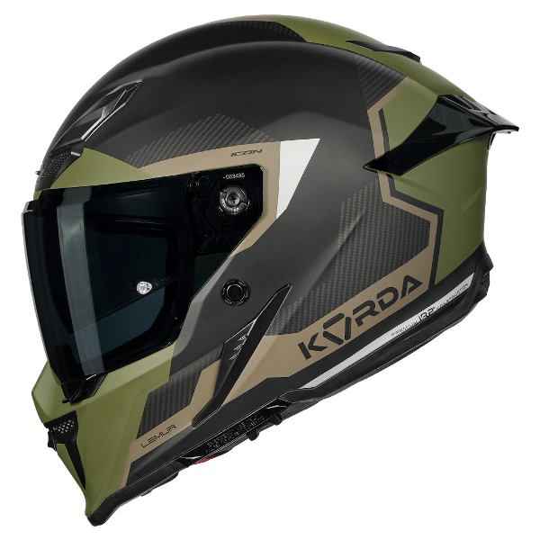 Korda Icon Lemur Helmet (Matt Military Green)