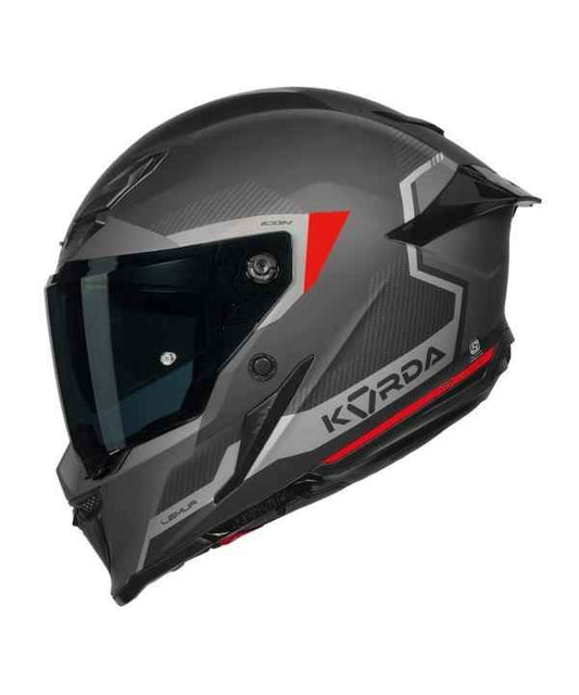 Korda Icon Lemur Helmet (Matt Red)