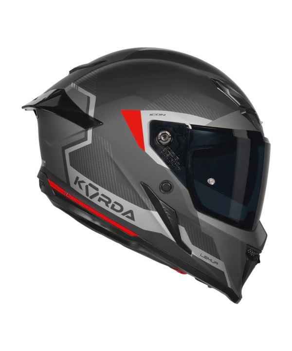 Korda Icon Lemur Helmet (Matt Red)