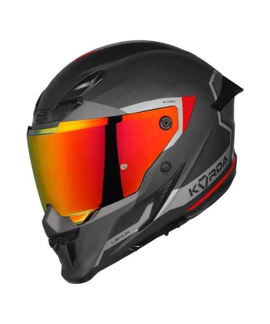 Korda Icon Lemur Helmet (Matt Red)