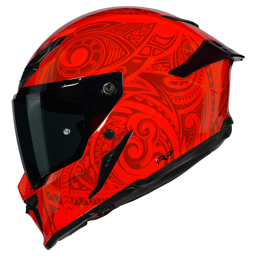 Korda Icon Maori Gloss Red Full Face - Helmet