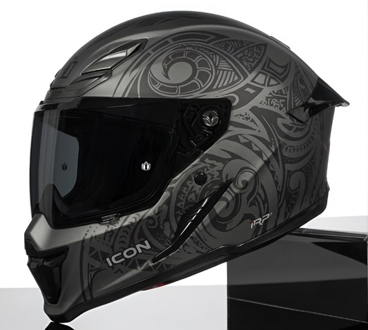 Korda Icon Maori Matt Black Full Face - Helmet
