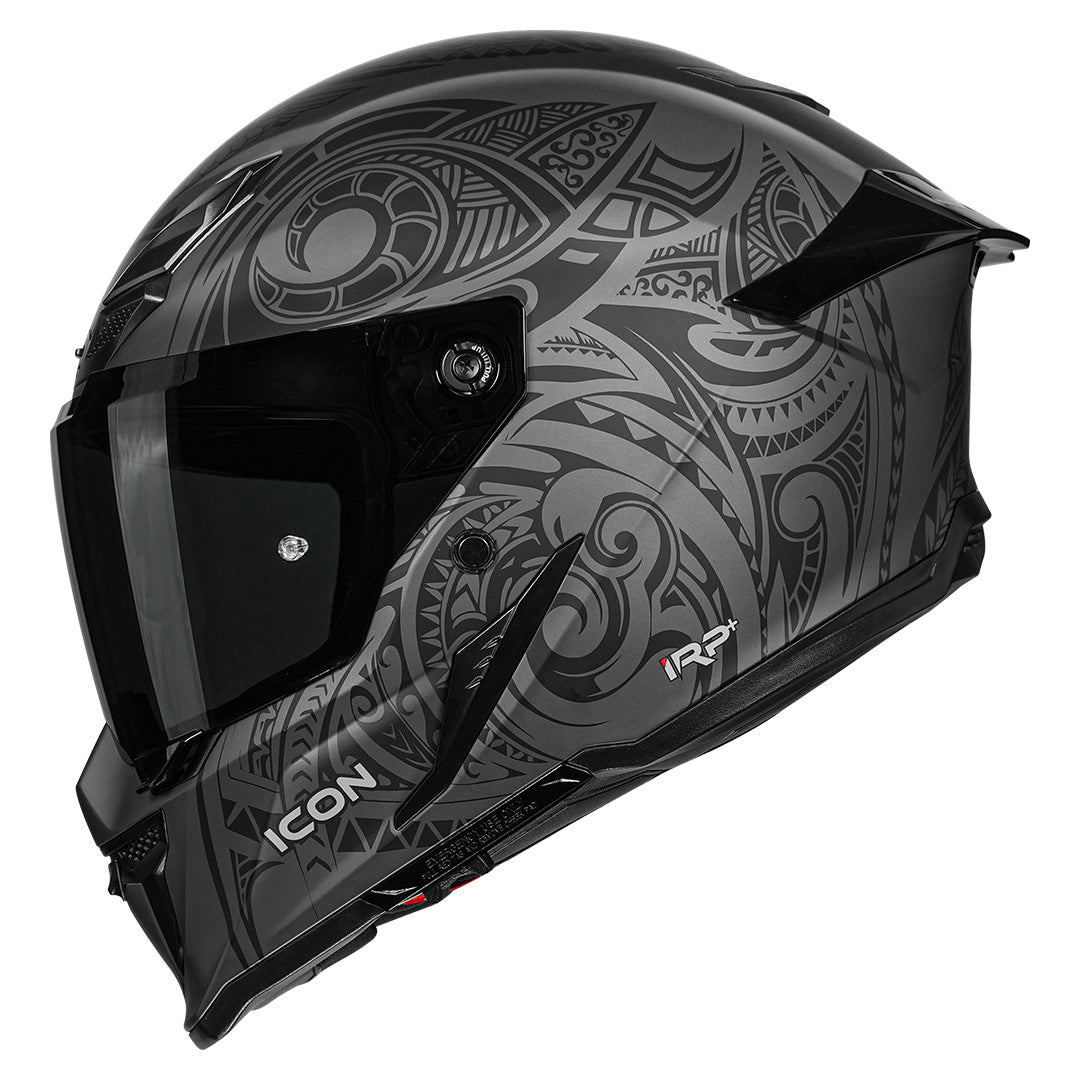 Korda Icon Maori Matt Grey Full Face - Helmet