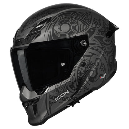 Korda Icon Maori Matt Grey Full Face - Helmet