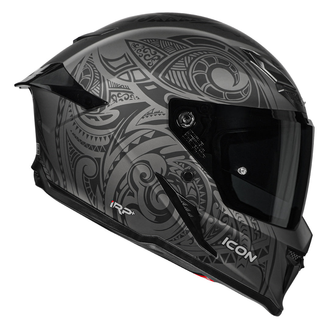 Korda Icon Maori Matt Grey Full Face - Helmet
