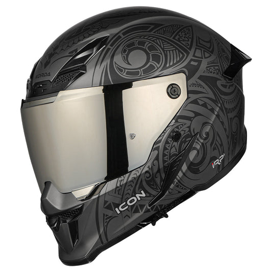 Korda Icon Maori Matt Grey Full Face - Helmet