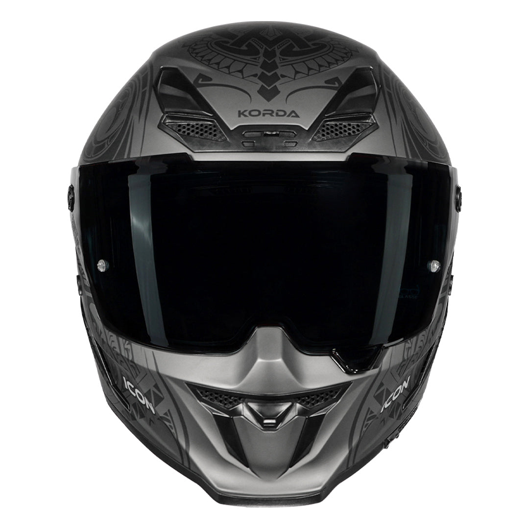 Korda Icon Maori Matt Grey Full Face - Helmet