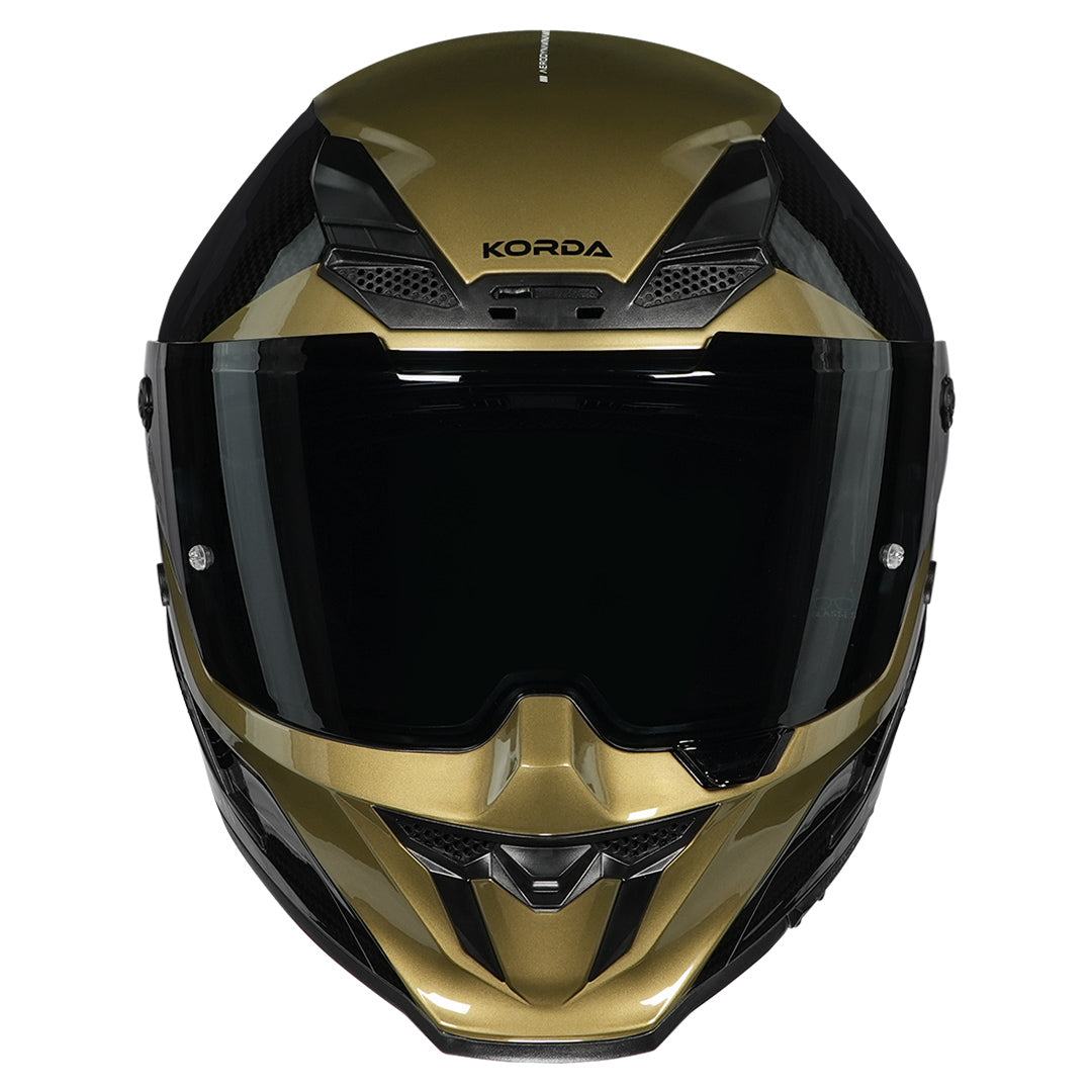 Korda Icon NYX Gloss Black & Gold Full Face - Helmet