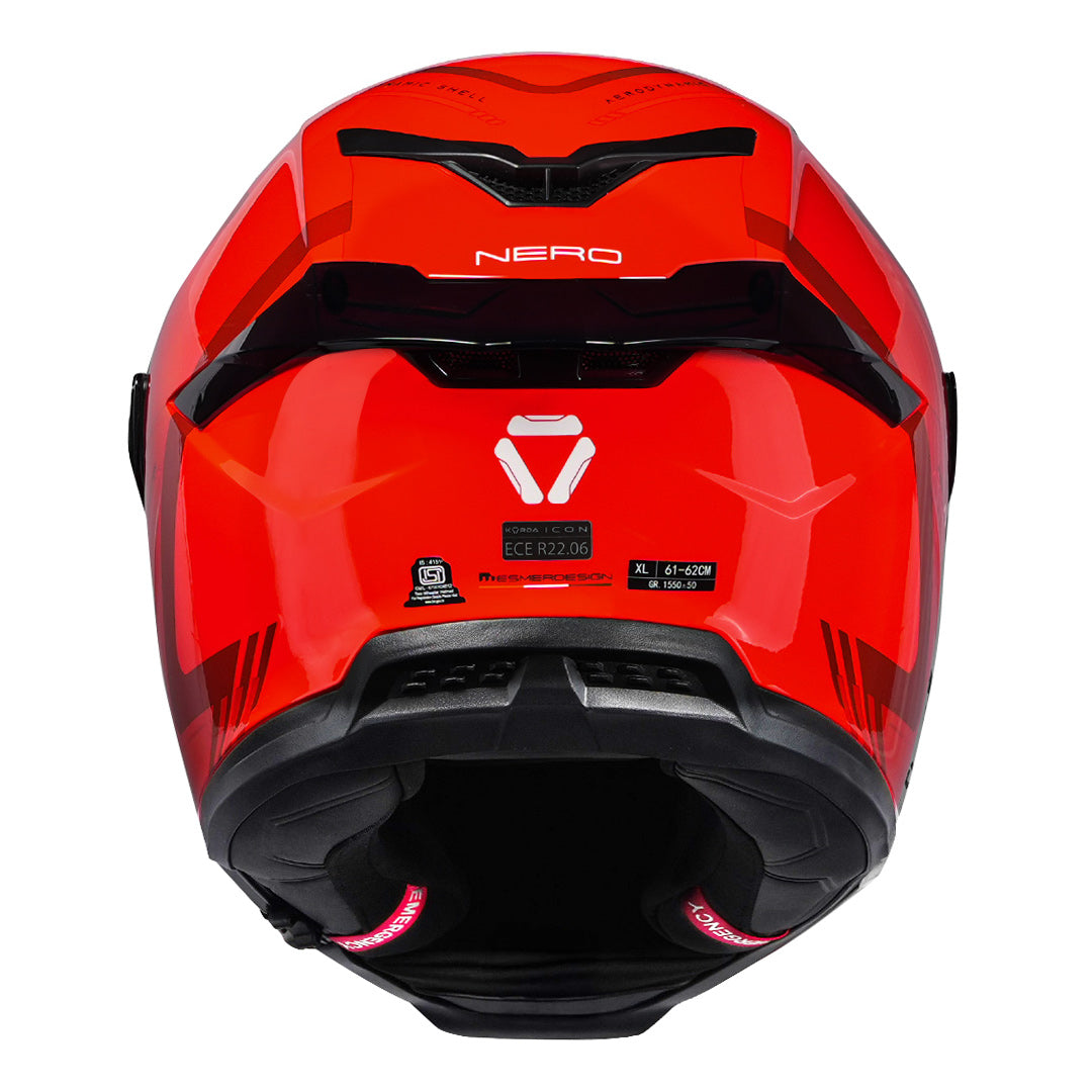 Korda Icon Nero Helmet (Gloss Red)