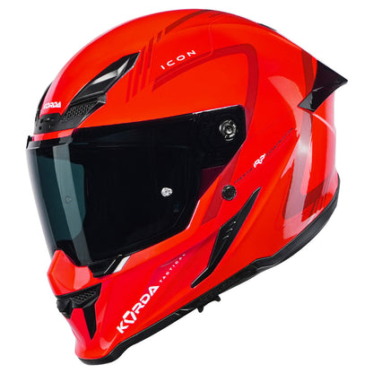 Korda Icon Nero Helmet (Gloss Red)