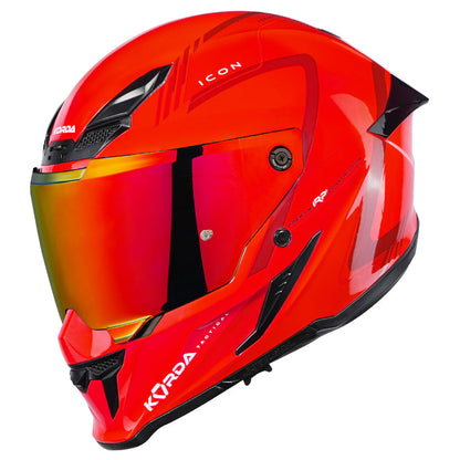 Korda Icon Nero Helmet (Gloss Red)