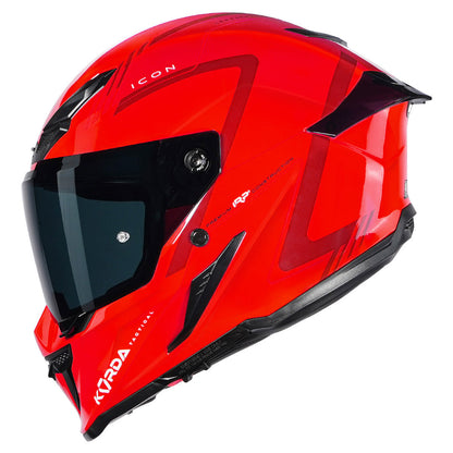 Korda Icon Nero Helmet (Gloss Red)