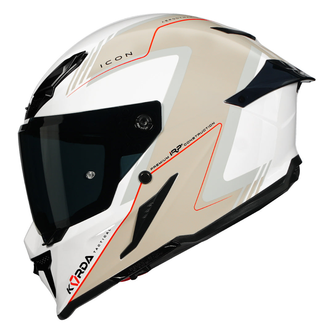 Korda Icon Nero Helmet (Gloss White)