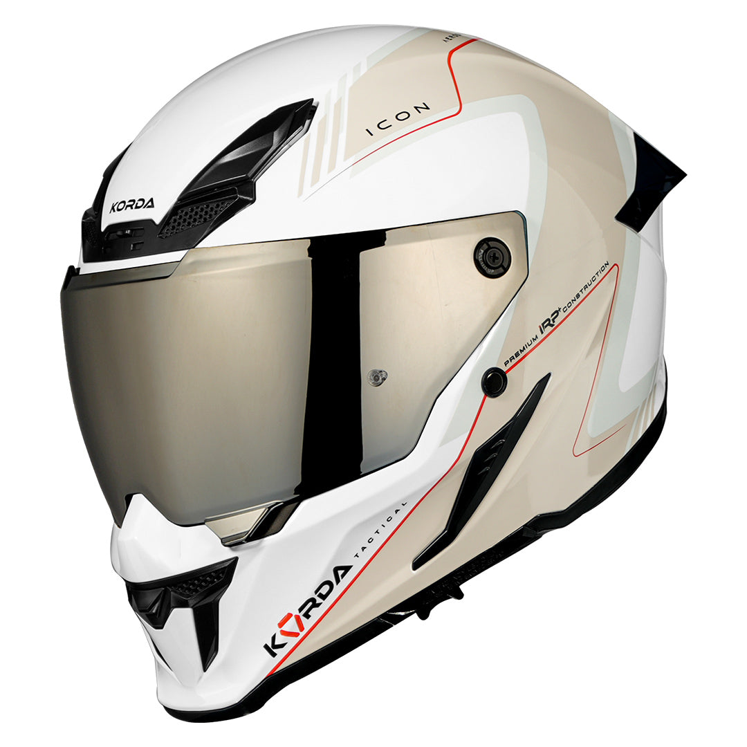 Korda Icon Nero Helmet (Gloss White)