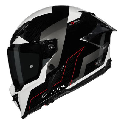 Korda Icon Nyx Helmet (Gloss Black & White)