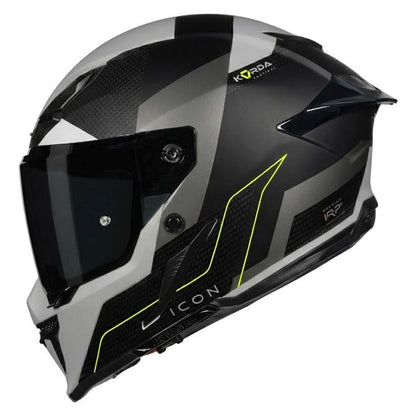 Korda Icon Nyx Helmet (Matt Grey & Fluorescent Yellow)