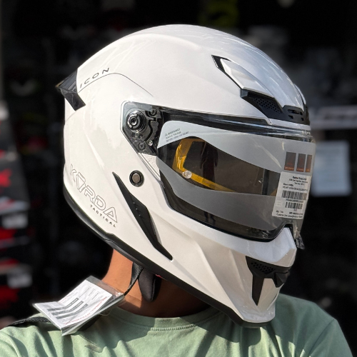 Korda Icon Solid Gloss White Helmet