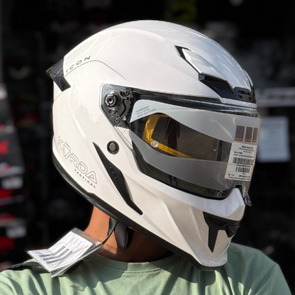 Korda Icon Solid Gloss White Helmet