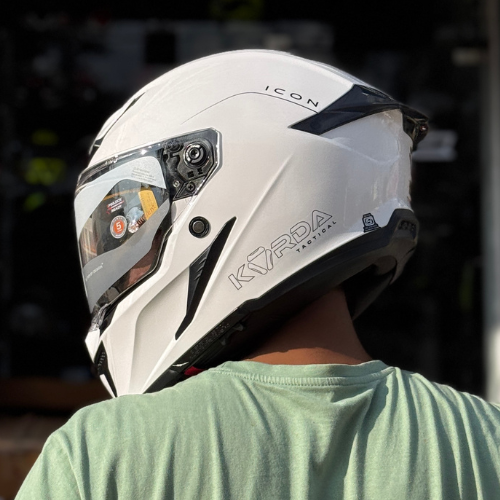 Korda Icon Solid Gloss White Helmet