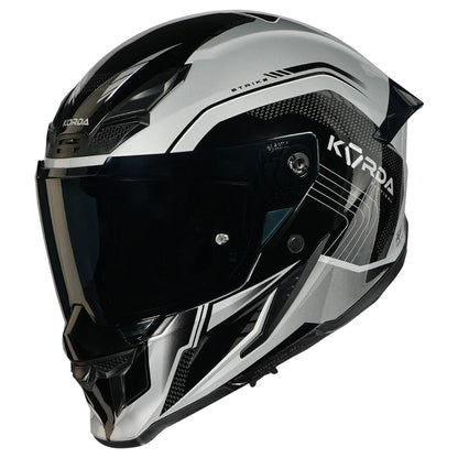 Korda Icon Strike Gloss Grey Full Face - Helmet