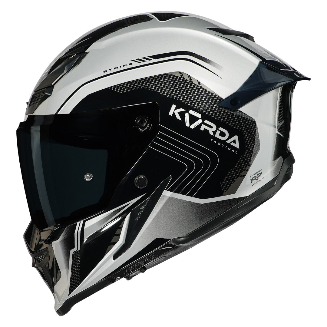 Korda Icon Strike Gloss Grey Full Face - Helmet
