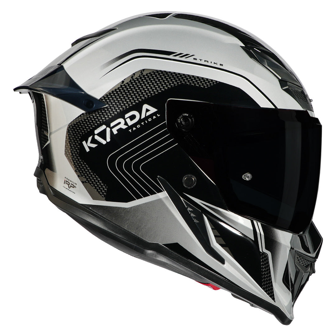 Korda Icon Strike Gloss Grey Full Face - Helmet