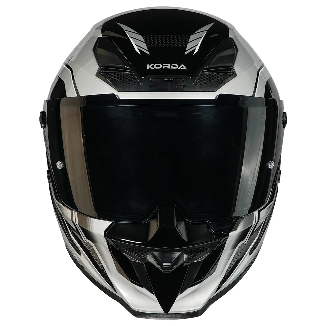 Korda Icon Strike Gloss Grey Full Face - Helmet