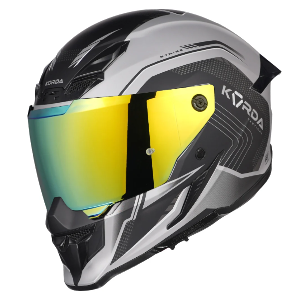 Korda Icon Strike Matt Grey Full Face - Helmet