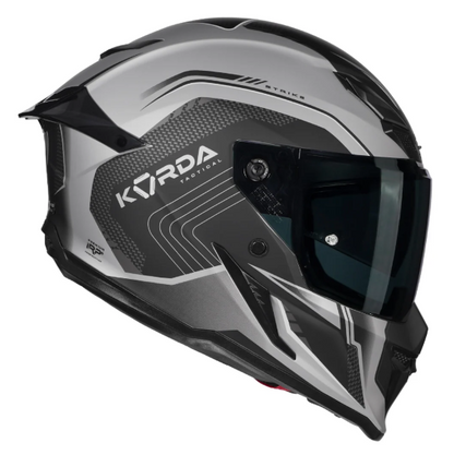 Korda Icon Strike Matt Grey Full Face - Helmet
